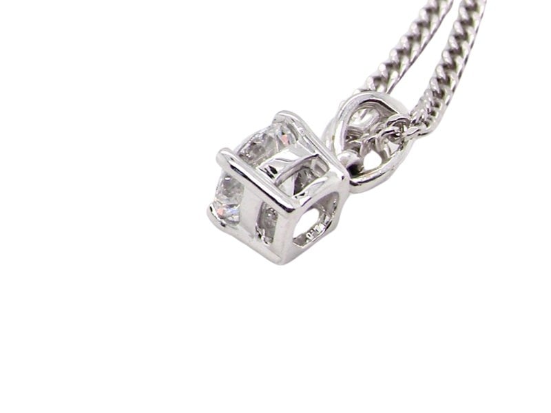 Vintage Tom A fine half carat diamond pendant