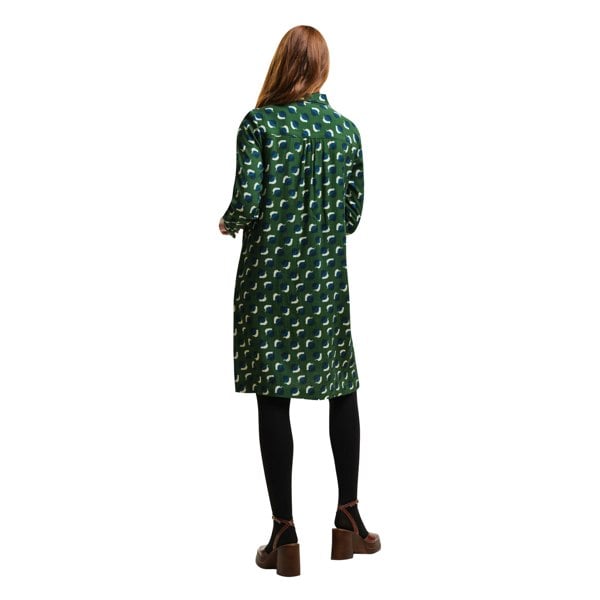 Regatta Womens/Ladies Orla Kiely Leaf Print Dress - Shadow Elm Emerald