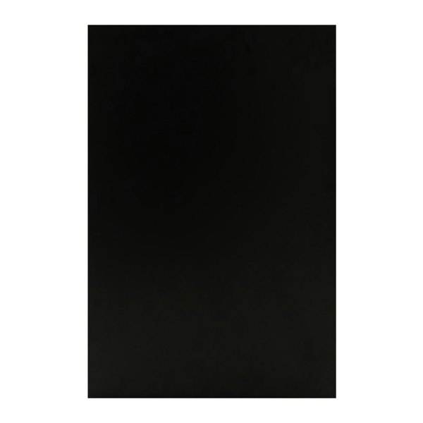 Sleek black LED retail shop counter C1500 with a smooth surface and modern design, perfect for showcasing products in style