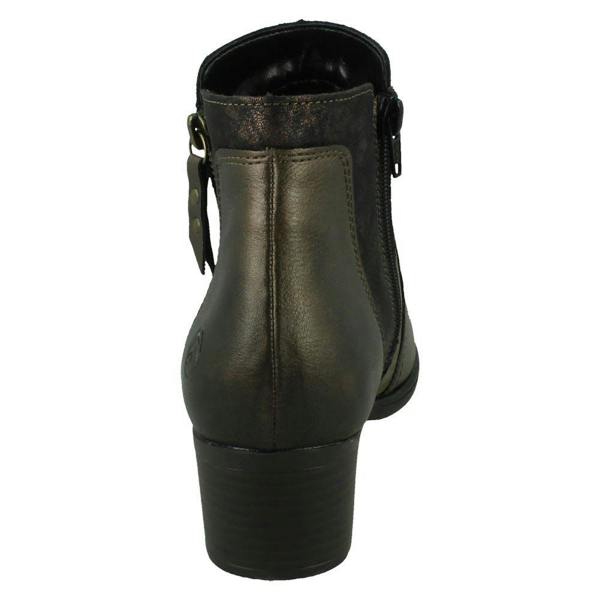 Remonte Ladies Remonte Dual Zip Ankle Boots R52172