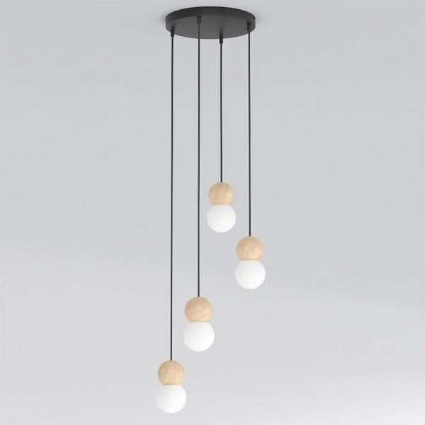 Emibig LOOP Pendant Lamp 4 x G9 Black