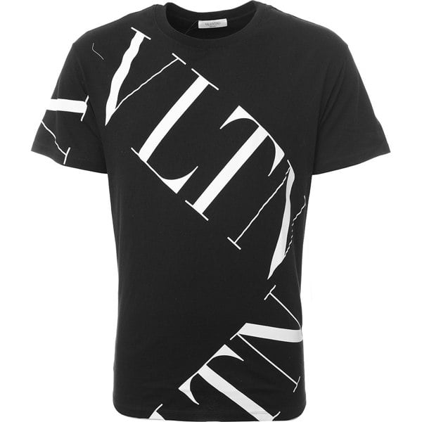 Valentino Uomo Mens T-Shirts In Black