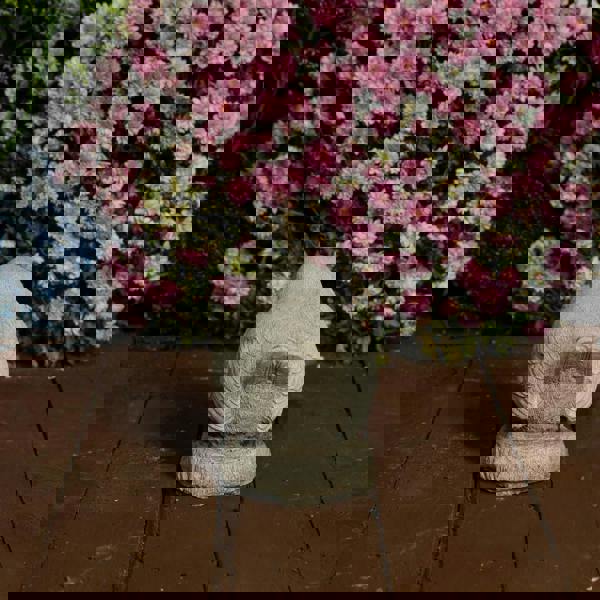 Adorable and Charming Stone Cast Robin Ornament 