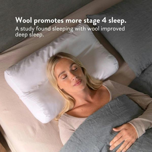 Putnams British Wool Contour Pillow - Anti-Snoring