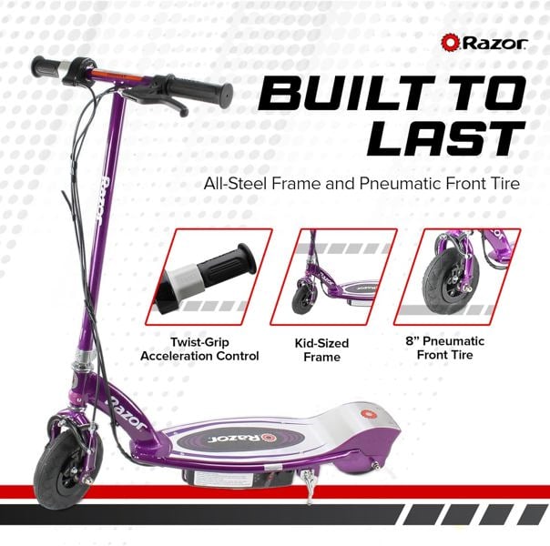 Razor E100 24 Volt Scooter - Purple
