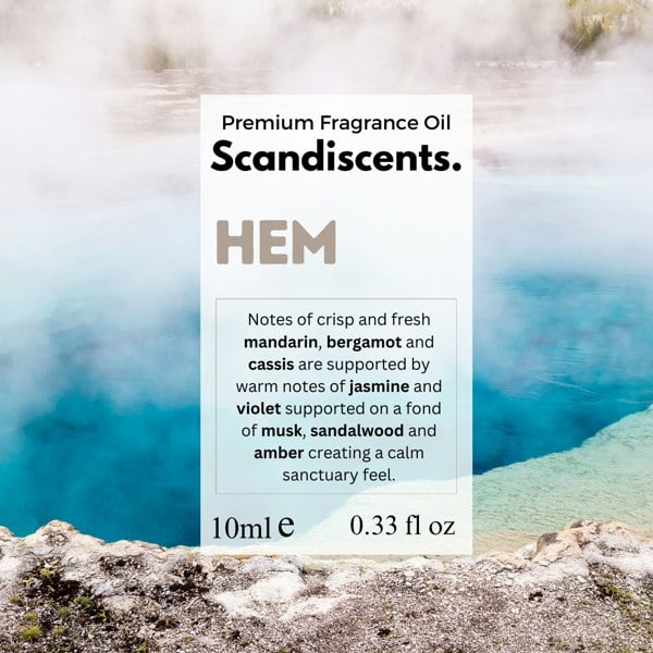 Hem Fragrance Oil - Scandiscents, waterless diffuser, essential oils, fragrance oils