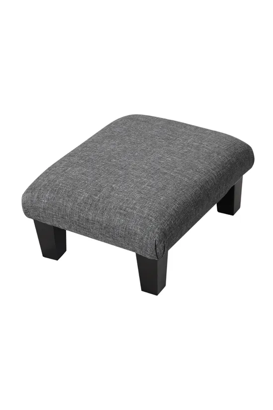 Living and Home Linen Rectangular Ottoman Footstool