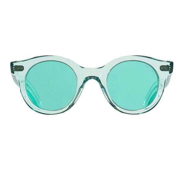 Cutler & Gross 1390 round sunglasses in Isla Bonita blue
