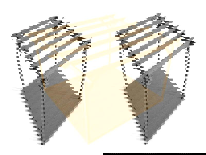 Arbor Garden Solutions Orchid Wooden Pergola and Decking Kit