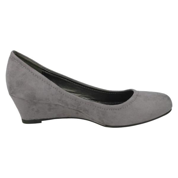 Spot On Ladies Spot On Wedge Pumps