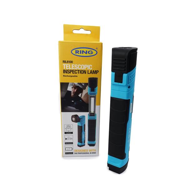 Ring Automotive Ring Telescopic Inspection Lamp Rechargeable LED Work Light 250LM Magnetic