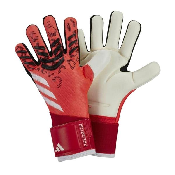 Adidas Childrens/Kids Predator Pro Goalkeeping Goalkeeper Gloves - Red/Black - 