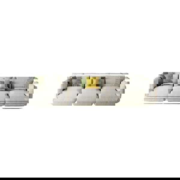 TOFU Agnes Three Seater Sofa, Modular Sofa, Suede-Weilai Concept-Weilai Concept