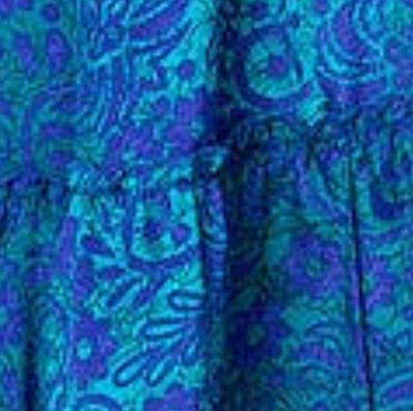 Izabel London Paisley 3/4 Sleeve Relaxed Short Dress