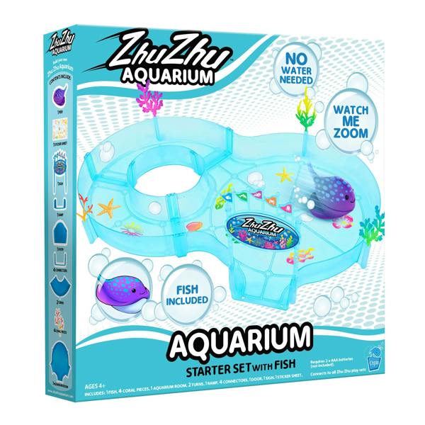 Zhu Zhu Pets - Zhu Zhu Aquarium Figure of 8 Starter Playset WITH Fish
