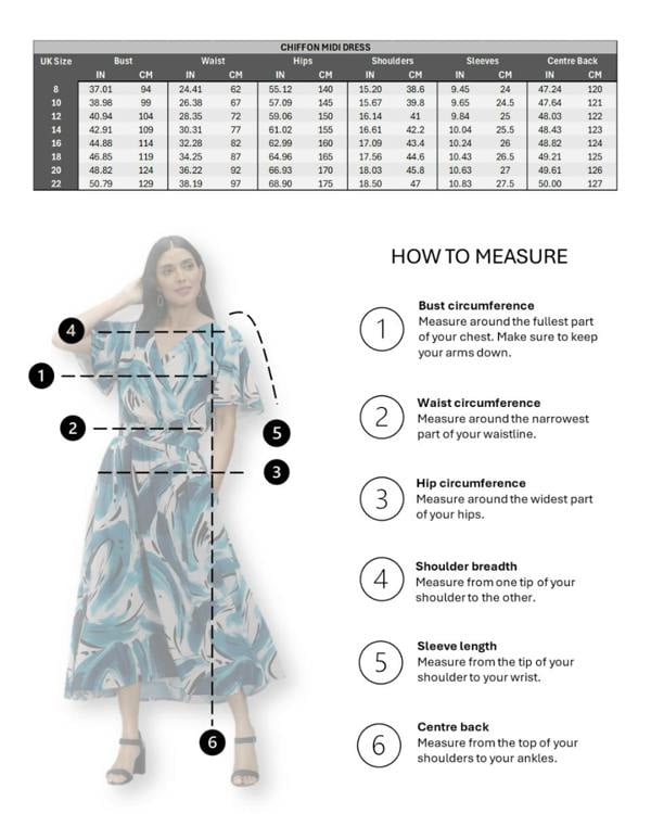 HotSquash Chiffon Midi Dress