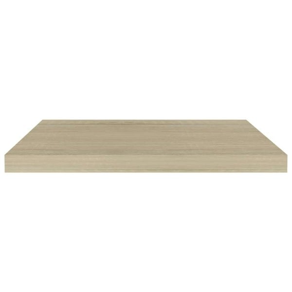 Berkfield Floating Wall Shelf Oak 60x23.5x3.8 cm MDF