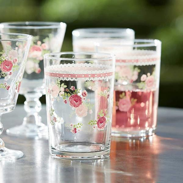 Museum Selection 3 Rosebud Tumblers - 12 x 8.5cm - Home Safety