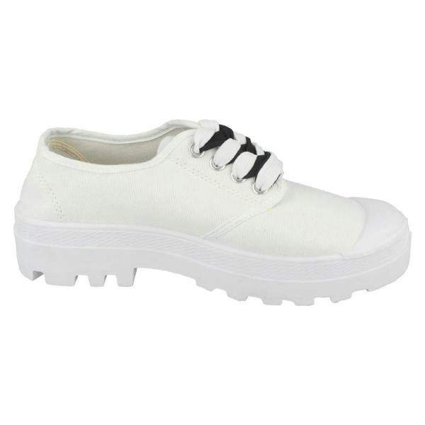 Red:Tag Ladies Red Tag Flat Lace Up Trainers
