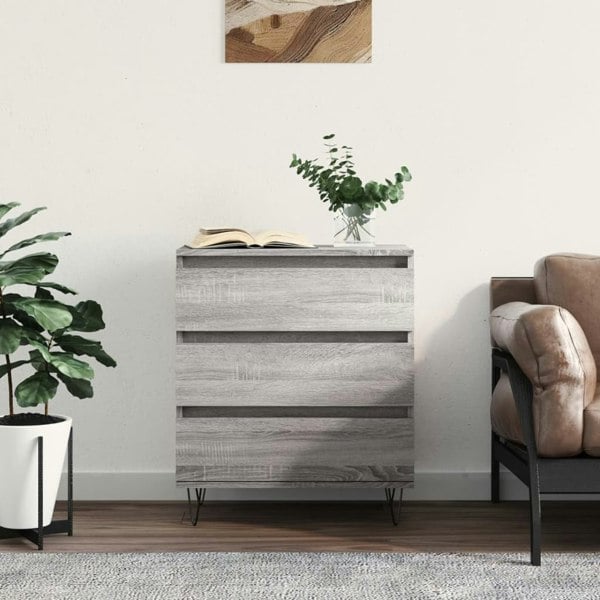 Berkfield Sideboard Grey Sonoma 60x35x70 cm Engineered Wood