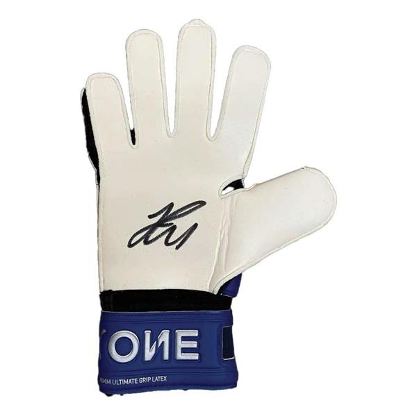 Unbranded Ederson signed goalkeeper glove — Goalkeeper glove framing
