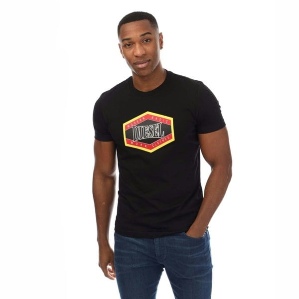 Diesel Mens T-Diegor 15-I T-Shirt - Black