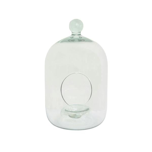 Ivyline Glass Bell Jar Open Terrarium - Large