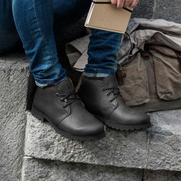 Panama Jack C3 Mens Black Boot Waterproof Havana Joe Lace Up Chukka Ankle Boots