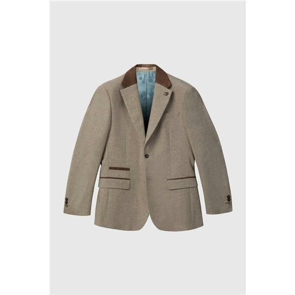 Ted Baker Tailored Fit Taupe Donegal Jacket