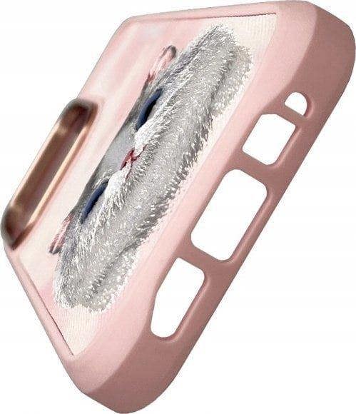Nimmy Friends Big Eyed Pet 2.0 Cat Case for iPhone 16 Pro Max 6.9" Pink - N-XDY-iP16-Pro-Max-07