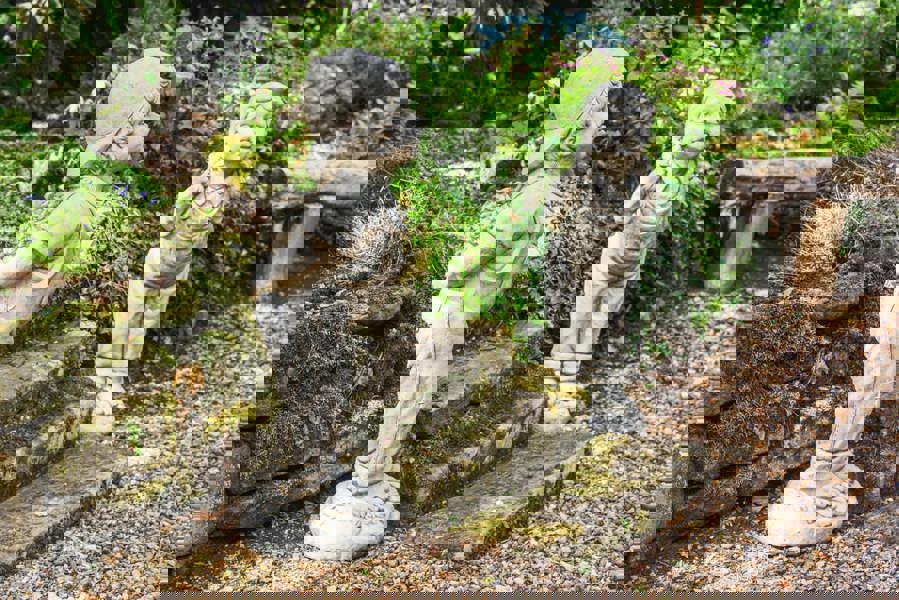 Large Boy and Girl Young Love Garden Ornament