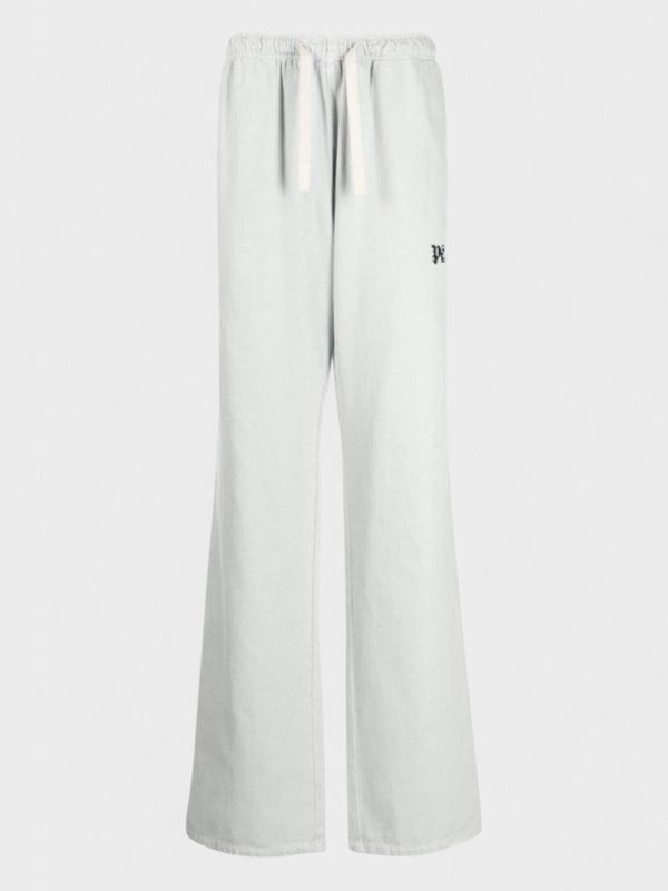 Palm Angels Monogram Travel Pants White - Supplied FashionPalm Angels