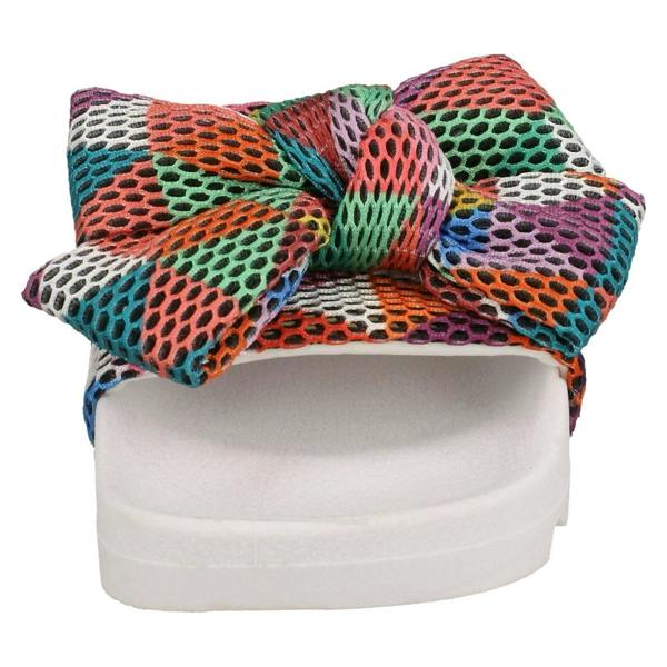 Spot On Ladies Spot On Multi Twist Bow Sliders