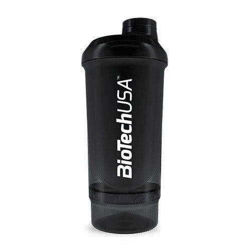 BioTechUSA Wave+ Shaker, Black Smoke - 500 ml. (+ 150 ml.)