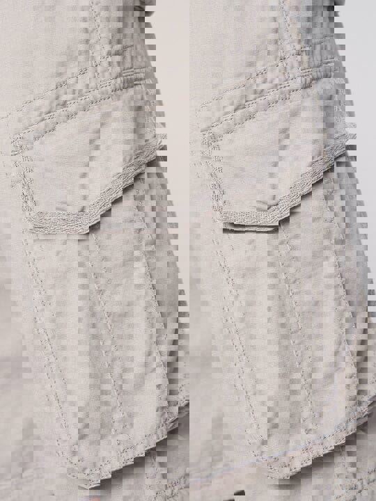 Crosshatch Jamstar Cargo Shorts Light Grey