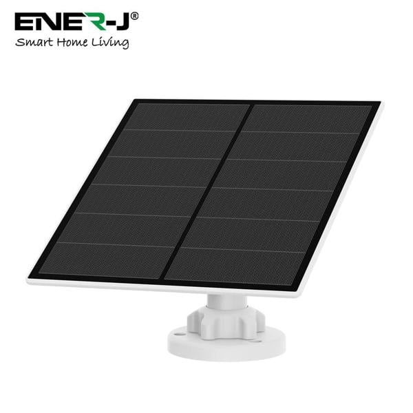 ENER-J 5W Solar Panel Charger for SHA5344 Wireless Floodlight Camera, IP65 Waterproof, High Efficiency Solar Charger with 3m Cable