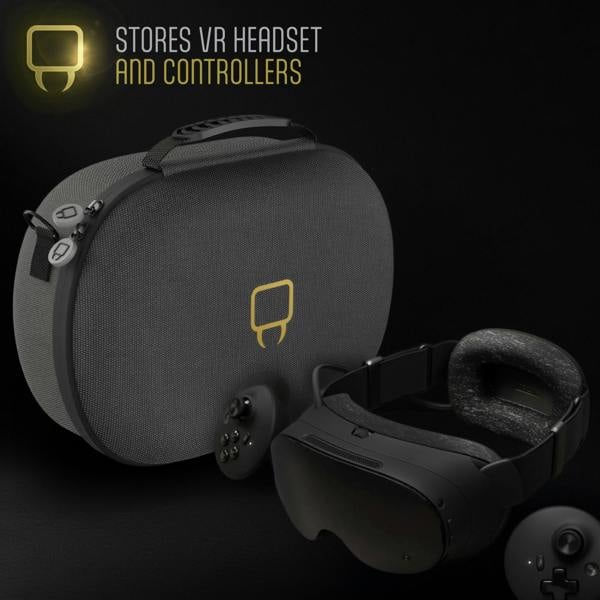 Venom VR Headset Carry Case for Steam Frame, Meta Quest 3 & Meta Quest 3S