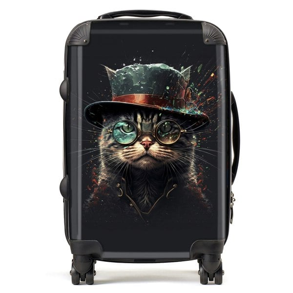 Warren Reed Cat Splashart Suitcase