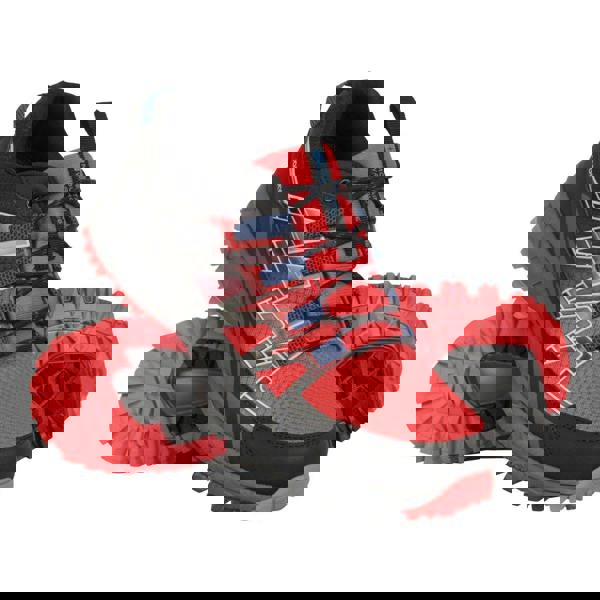 Mountain Warehouse Mens Enhance Trail Waterproof Running Trainers - Active Red - 