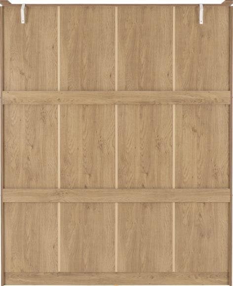 Seconique Charles 4 Door 2 Drawer Mirrored Wardrobe