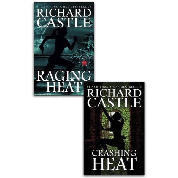 Richard Castle 2 Book Collection Set Crashing Heat, Raging Heat