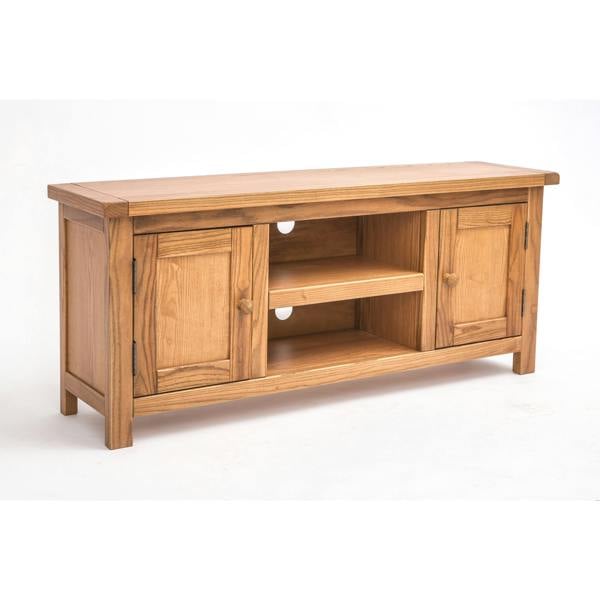 Cabinet Bits Trivento Light Wood 2 Door TV Cabinet Wood Knob