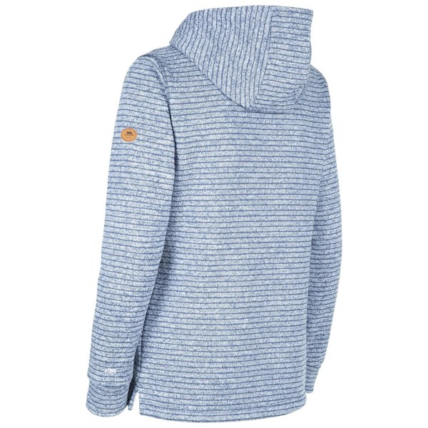 Trespass Women's Kari Striped Fleece Jacket - Navy Marl