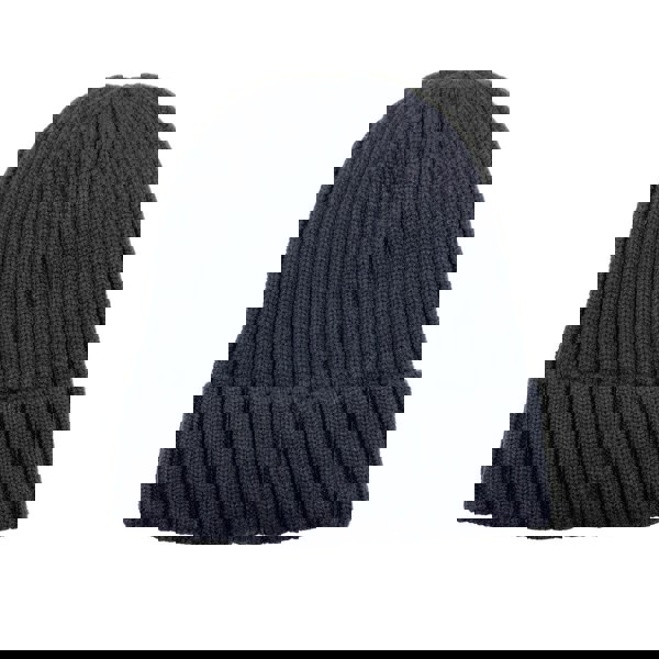 Ribbed Beanie Hat - Luxury Viscose Yarn and Microfleece Lining