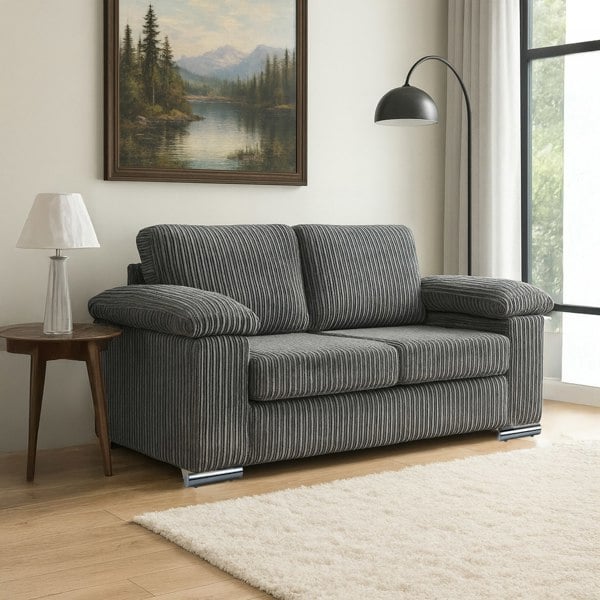 Furnishings For Less Delta Full Jumbo Cord 2 Seater Sofa