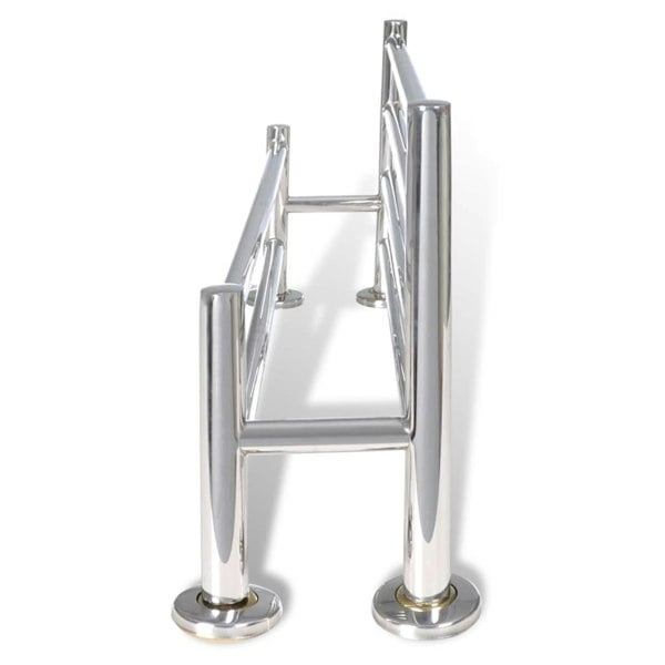 Berkfield Stainless Steel Towel Rack 6 Tubes