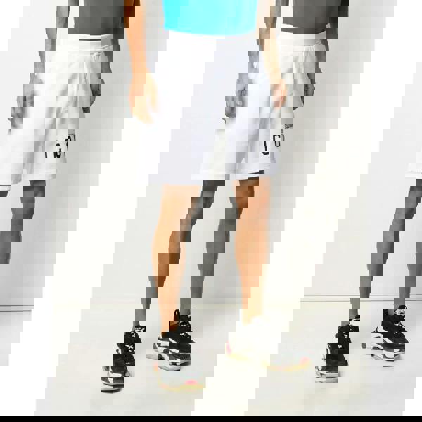 Dsquared ICON Logo Print Shorts   in  White