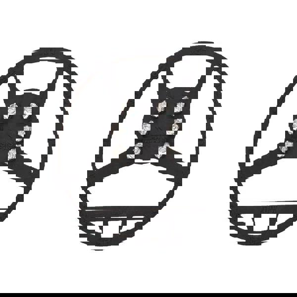 Trespass Gripz Non Slip Traction Aid Ice Grippers - Black - 