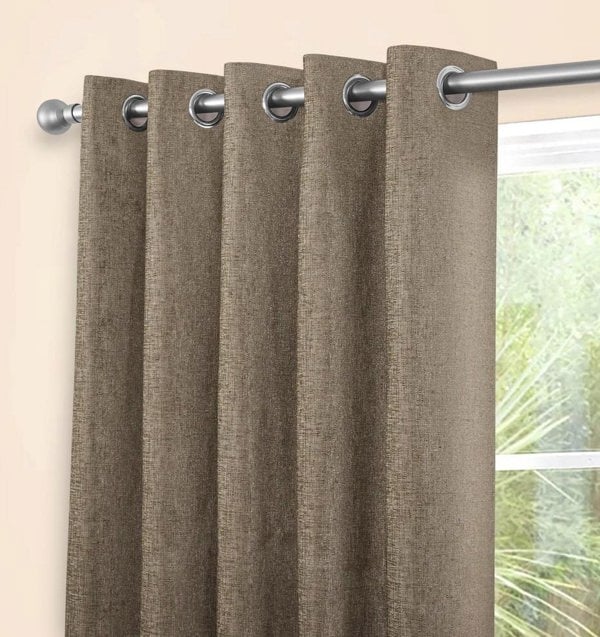 Sundour Amberley Chenille Eyelet Curtains