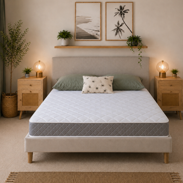eXtreme Comfort Spring Coil Diamond Grey Essentials Mattress Foam Free Spring Coil
